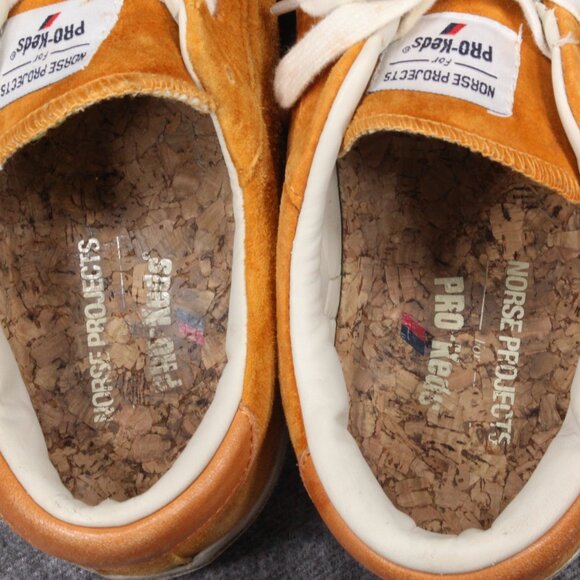 Pro Keds Royal x Norse Projects RARE Master Suede Oak Orange Men's Size 12 - Picture 12 of 13
